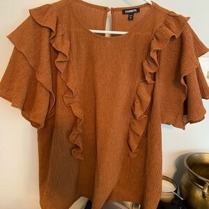 Express rust blouse